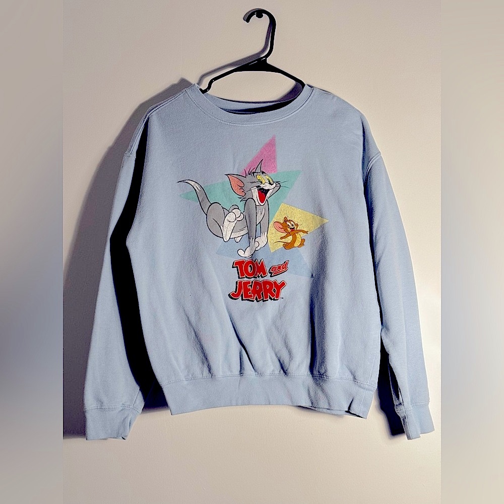Tom and Jerry Blue Sweatshirt